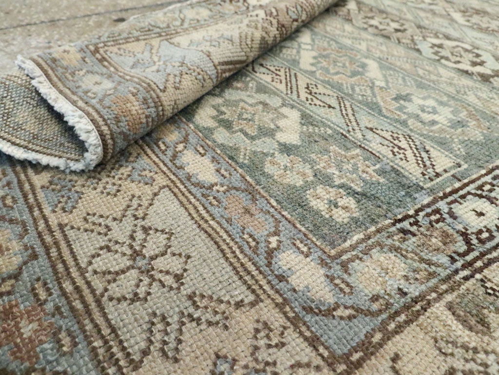 Vintage Persian Malayer Accent Rug, No.27483 - Gsblank