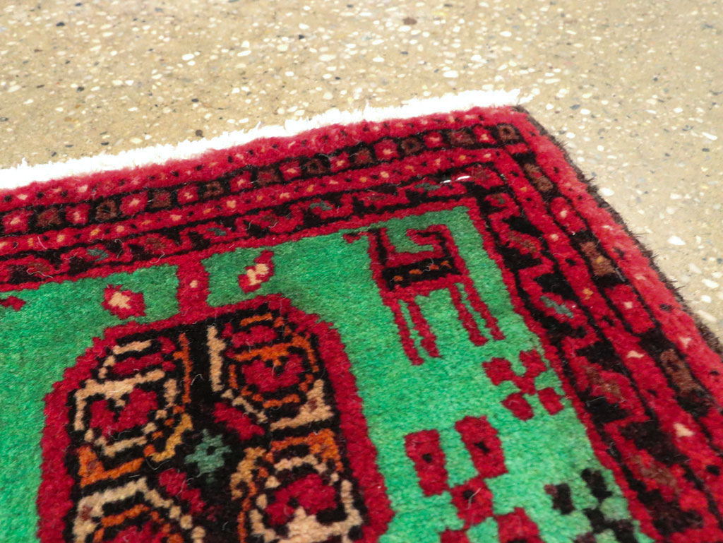 Vintage Persian Baluch Tribal Throw Rug (Pair: 2 of 4), No.27493 - Gsblank