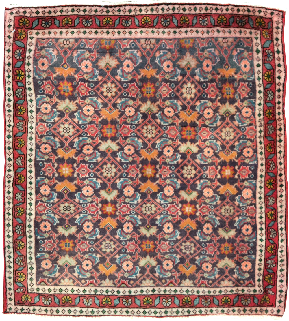 Vintage Persian Tabriz Rug (Pair: 1 of 2), No.27503 - Gsblank