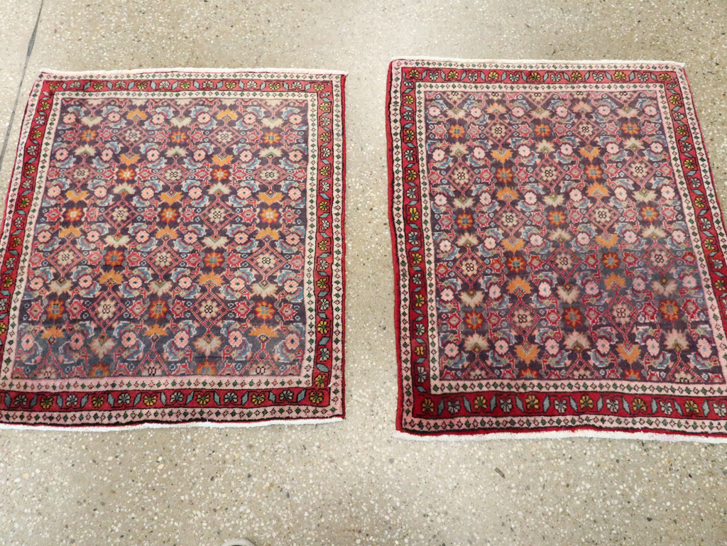Vintage Persian Tabriz Rug (Pair: 1 of 2), No.27503 - Gsblank