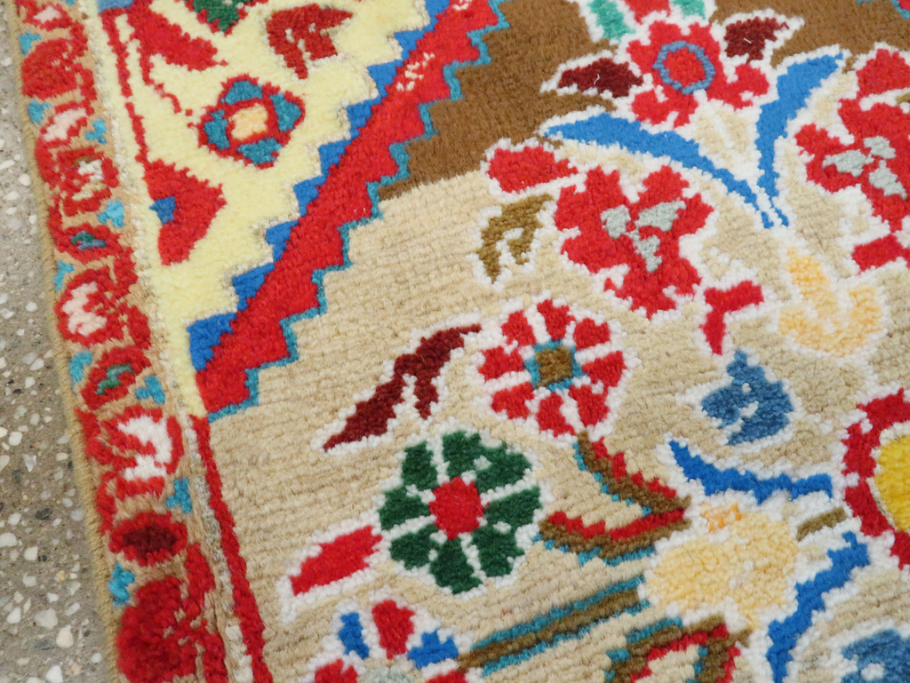 Vintage Persian Mahal Throw Rug (Pair: 2 of 2), No.27510 - Gsblank