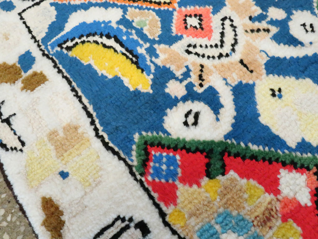 Vintage Persian Mahal Rug (Pair: 1 of 2), No.27512 - Gsblank