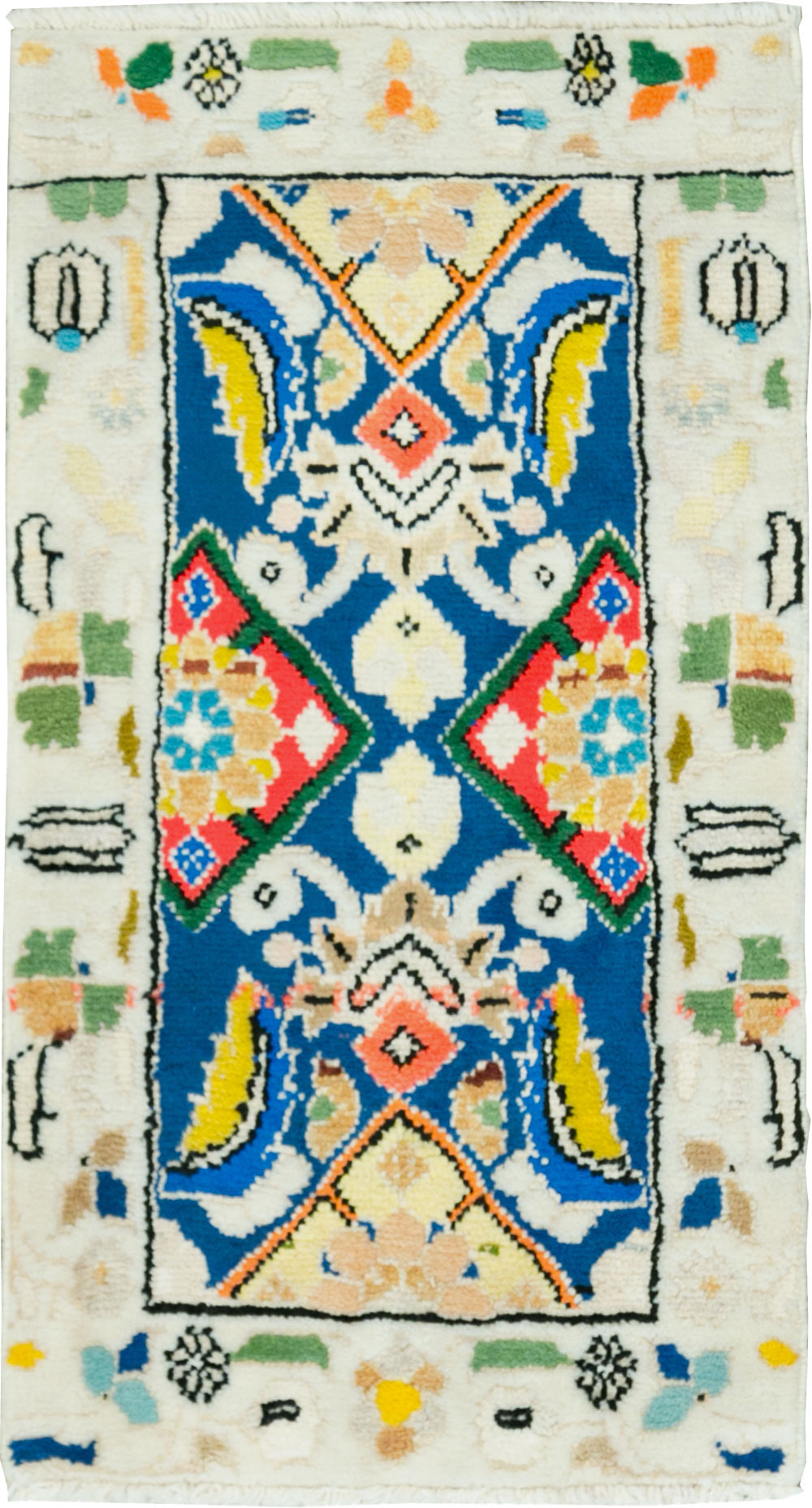Vintage Persian Mahal Rug (Pair: 2 of 2), No.27513 - Gsblank