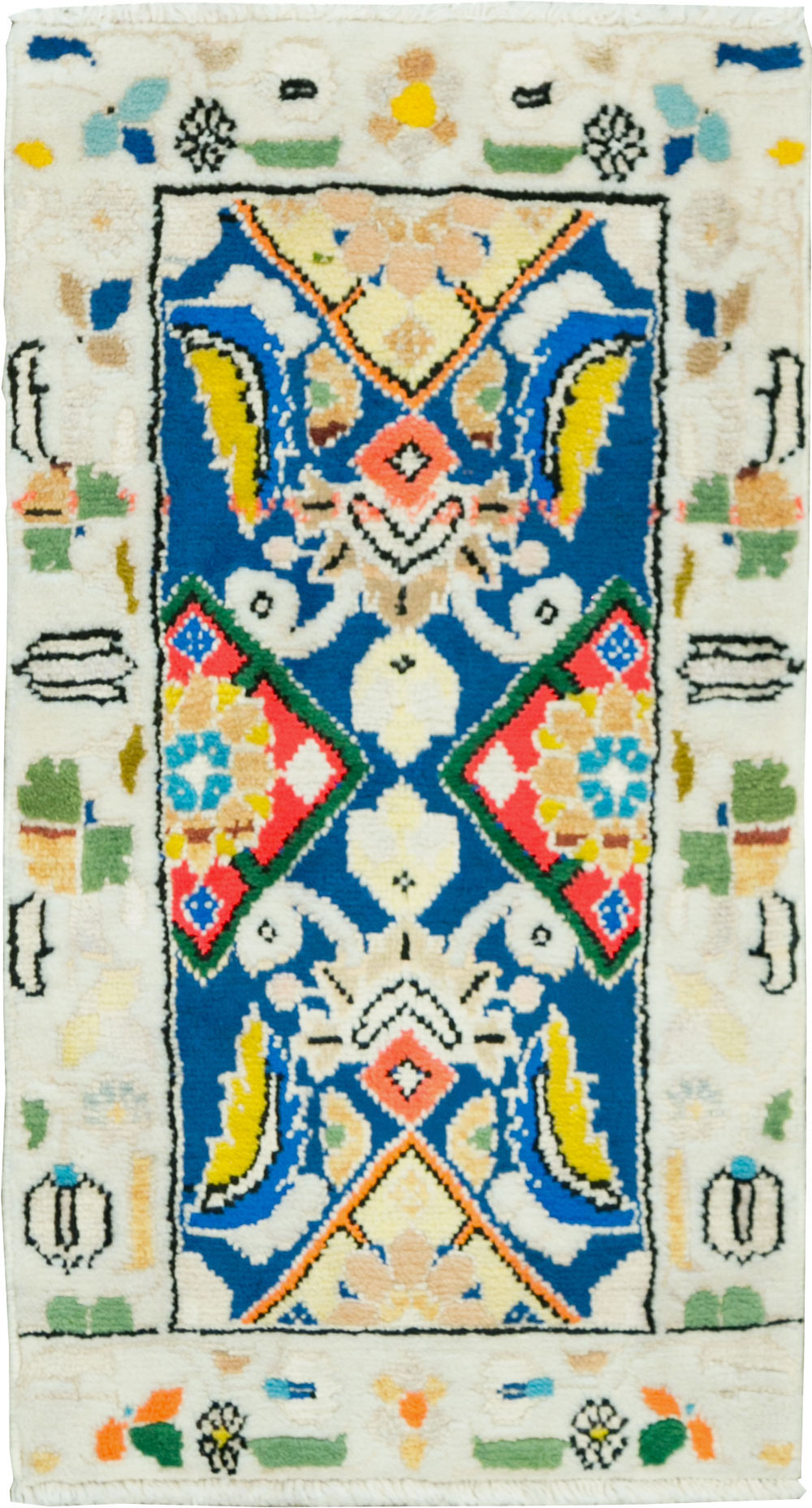 Vintage Persian Mahal Rug (Pair: 2 of 2), No.27513 - Gsblank