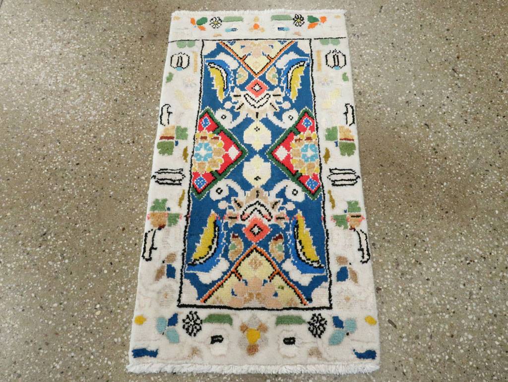 Vintage Persian Mahal Rug (Pair: 2 of 2), No.27513 - Gsblank