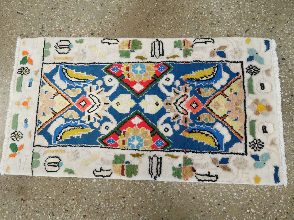 Vintage Persian Mahal Rug (Pair: 2 of 2), No.27513 - Gsblank