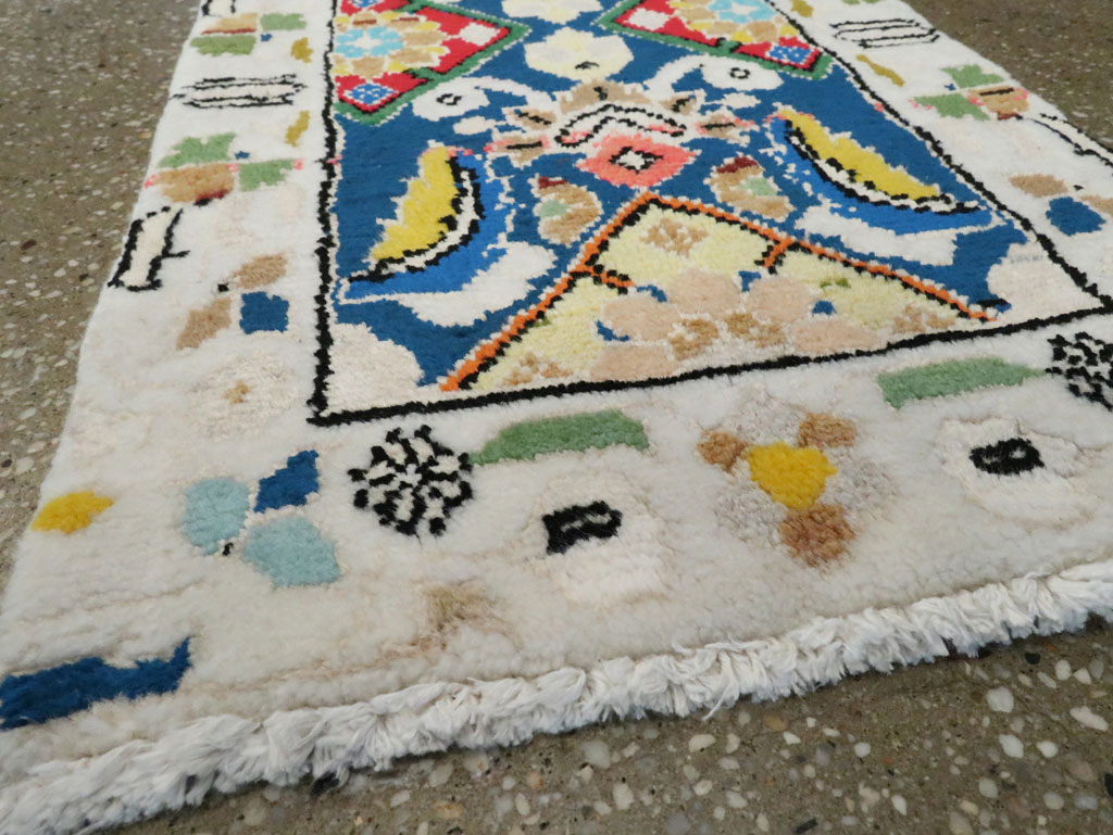 Vintage Persian Mahal Rug (Pair: 2 of 2), No.27513 - Gsblank