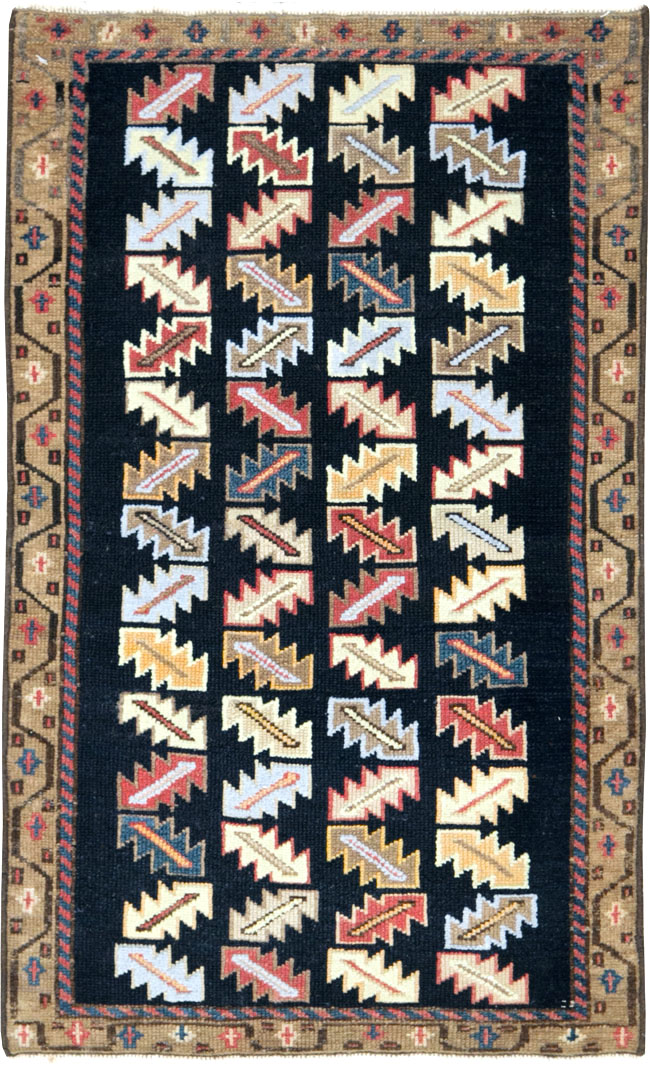 Vintage Persian Hamadan Rug, No.27515 - Gsblank
