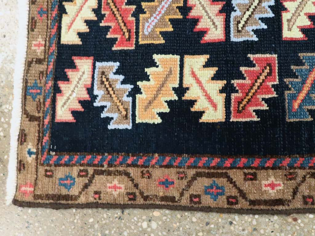 Vintage Persian Hamadan Rug, No.27515 - Gsblank
