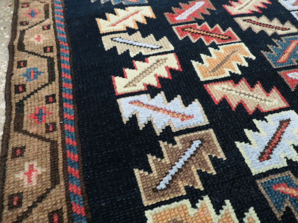 Vintage Persian Hamadan Rug, No.27515 - Gsblank