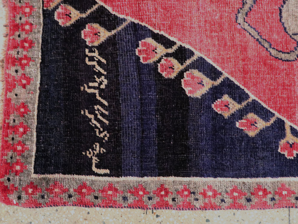 Vintage Kurdish Pictorial Rug, No.27521 - Gsblank