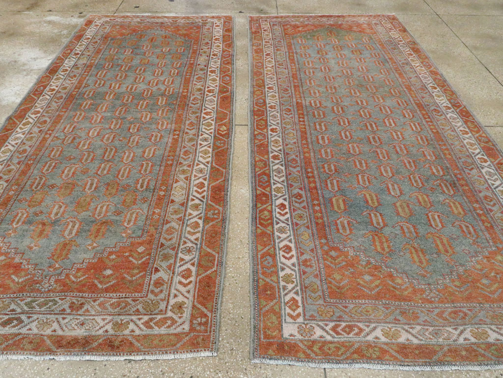 Antique Persian Malayer Runner (Pair: 2 of 2), No.27530 - Gsblank