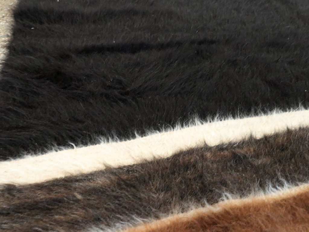 Vintage Turkish Mohair Accent Rug, No.27540 - Gsblank