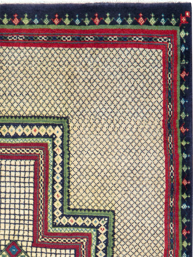 Vintage Persian Hamadan Rug, No.27541 - Gsblank