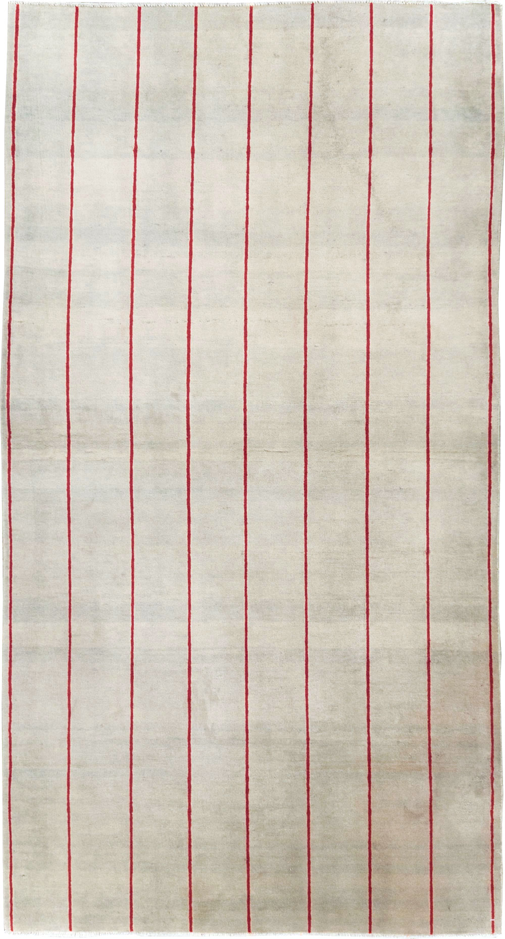 Vintage Persian Art Deco Mashad Throw Rug (Pair: 1 of 2), No.27543 - Gsblank