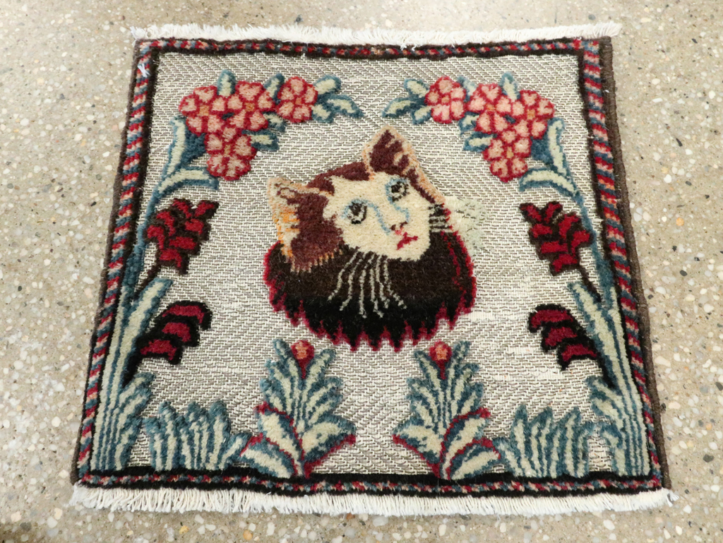 Vintage Persian Tabriz Souf Rug, No.27548 - Gsblank