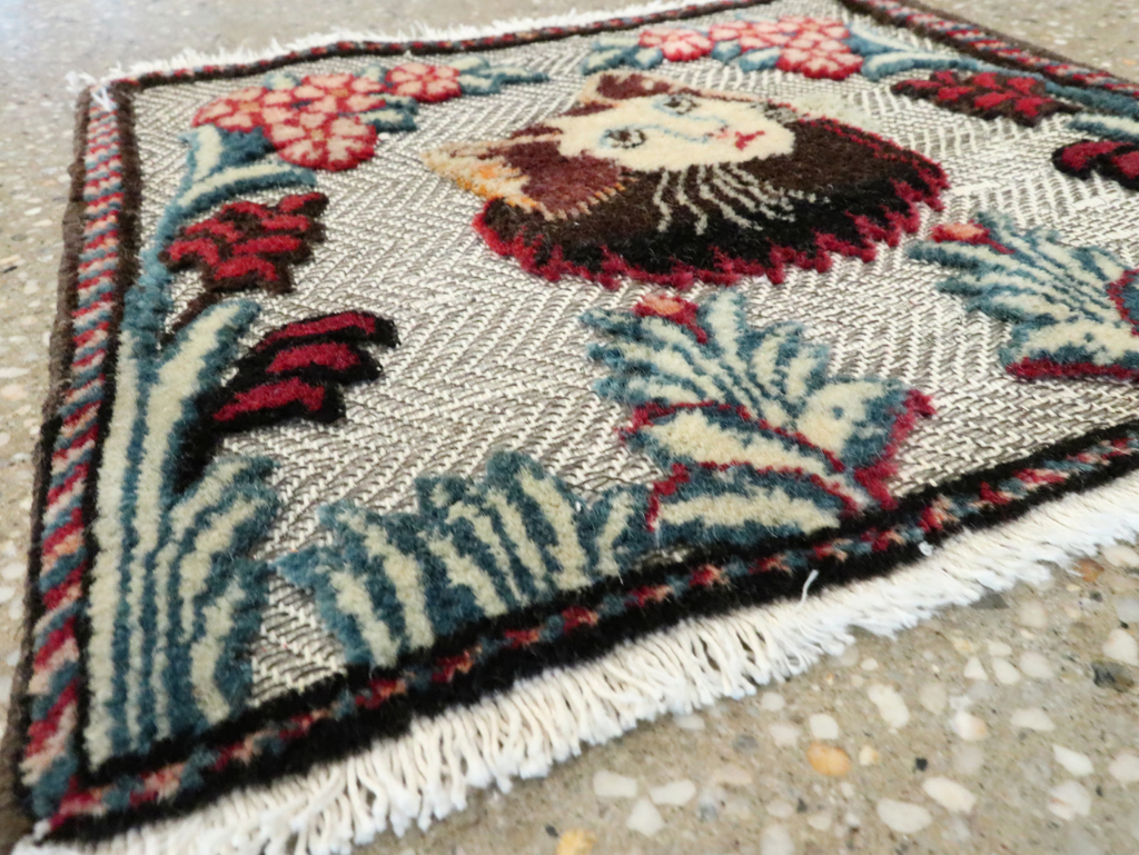 Vintage Persian Tabriz Souf Rug, No.27548 - Gsblank