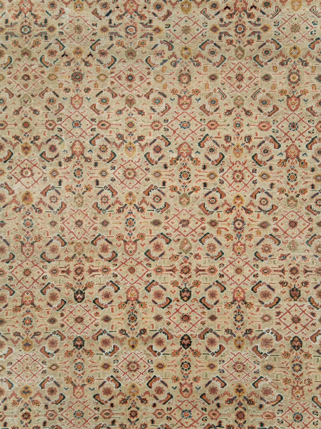 Antique Persian Mahal Large Carpet, No.27563 - Gsblank