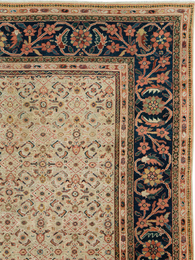 Antique Persian Mahal Large Carpet, No.27563 - Gsblank
