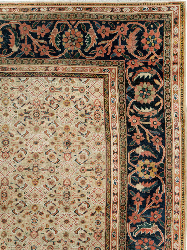 Antique Persian Mahal Large Carpet, No.27563 - Gsblank
