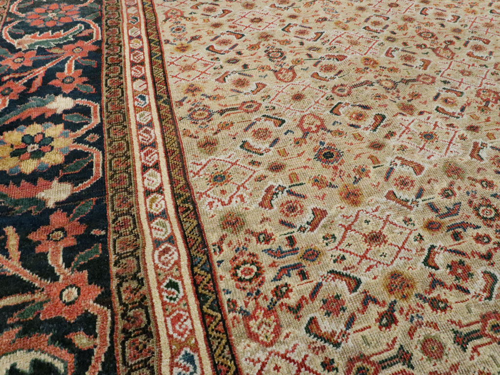 Antique Persian Mahal Large Carpet, No.27563 - Gsblank