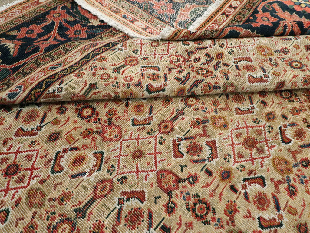 Antique Persian Mahal Large Carpet, No.27563 - Gsblank