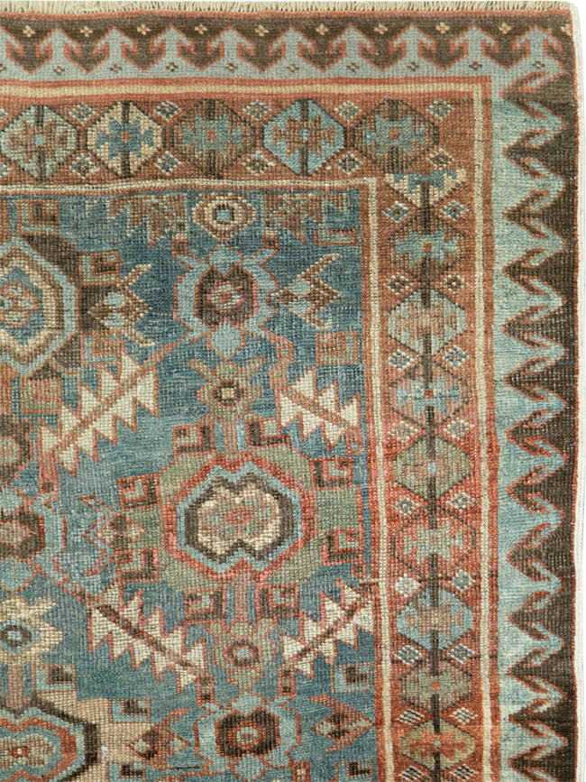 Antique Persian Bidjar Accent Rug, No.27564 - Gsblank