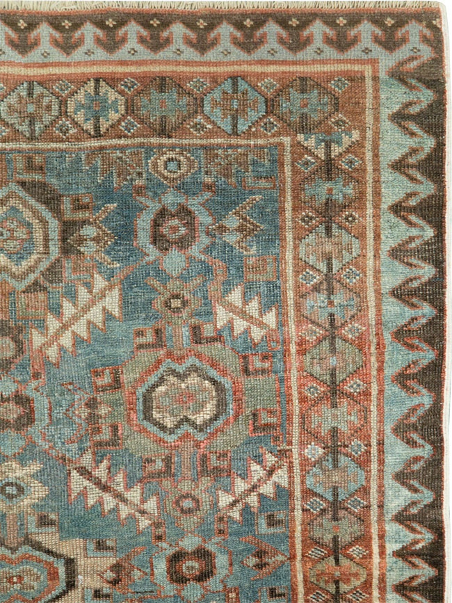 Antique Persian Bidjar Accent Rug, No.27564 - Gsblank