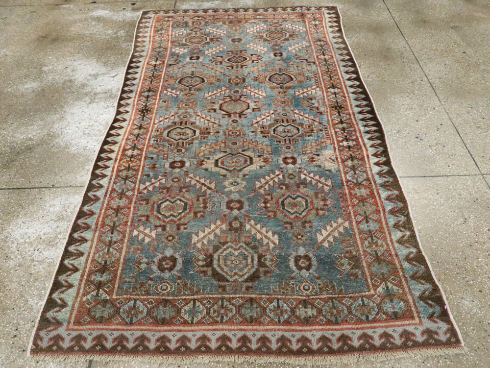 Antique Persian Bidjar Accent Rug, No.27564 - Gsblank