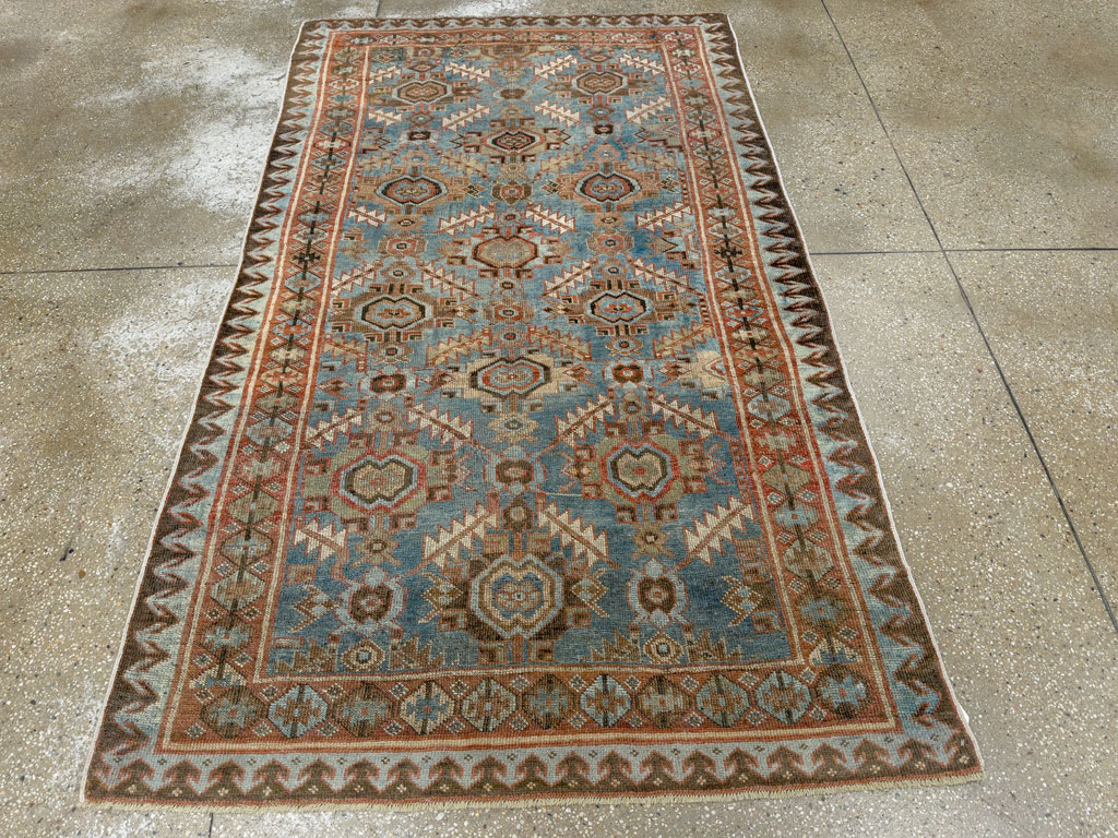 Antique Persian Bidjar Accent Rug, No.27564 - Gsblank