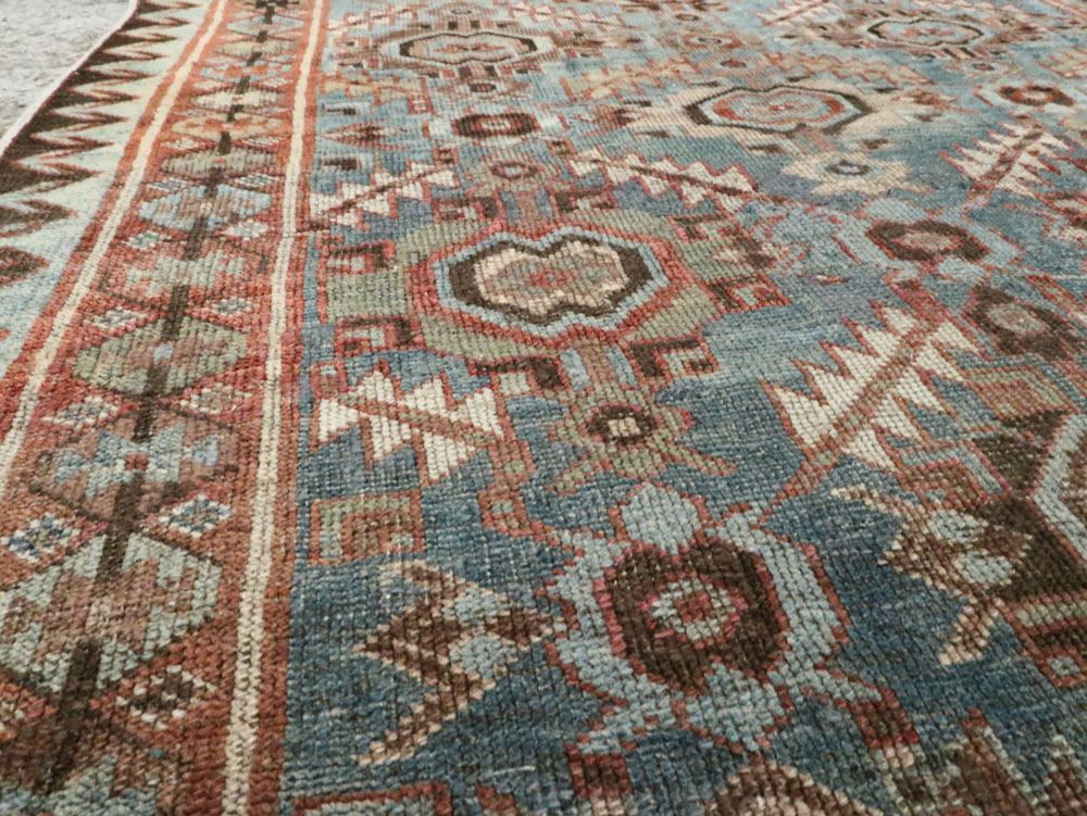 Antique Persian Bidjar Accent Rug, No.27564 - Gsblank