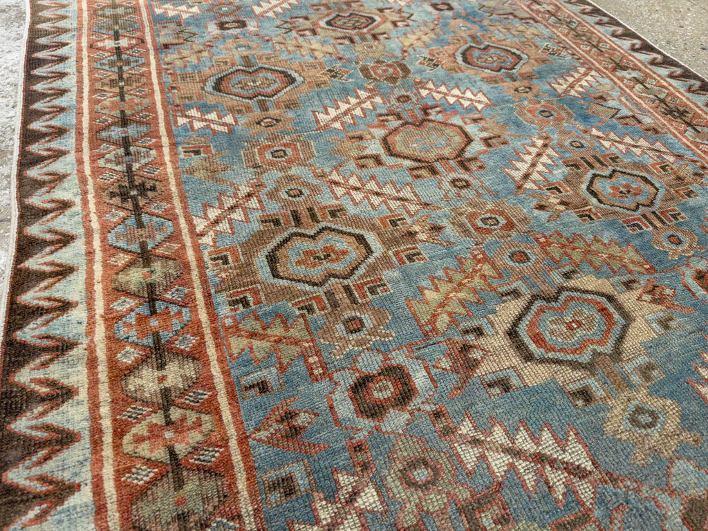 Antique Persian Bidjar Accent Rug, No.27564 - Gsblank