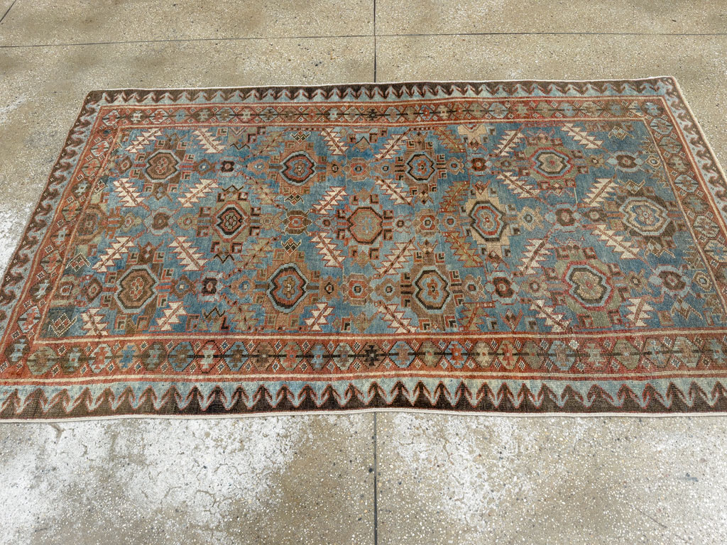 Antique Persian Bidjar Accent Rug, No.27564 - Gsblank
