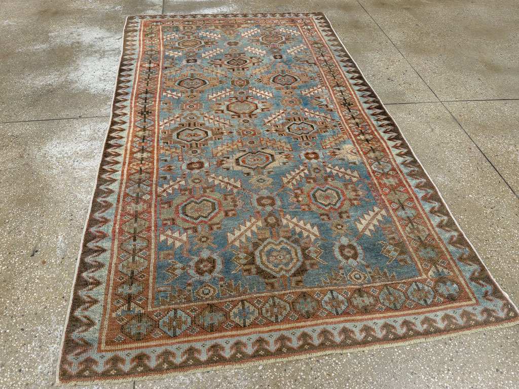 Antique Persian Bidjar Accent Rug, No.27564 - Gsblank