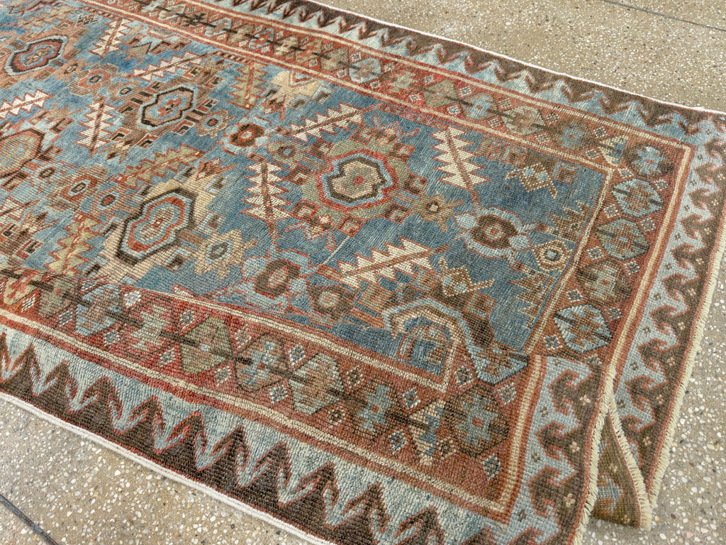 Antique Persian Bidjar Accent Rug, No.27564 - Gsblank