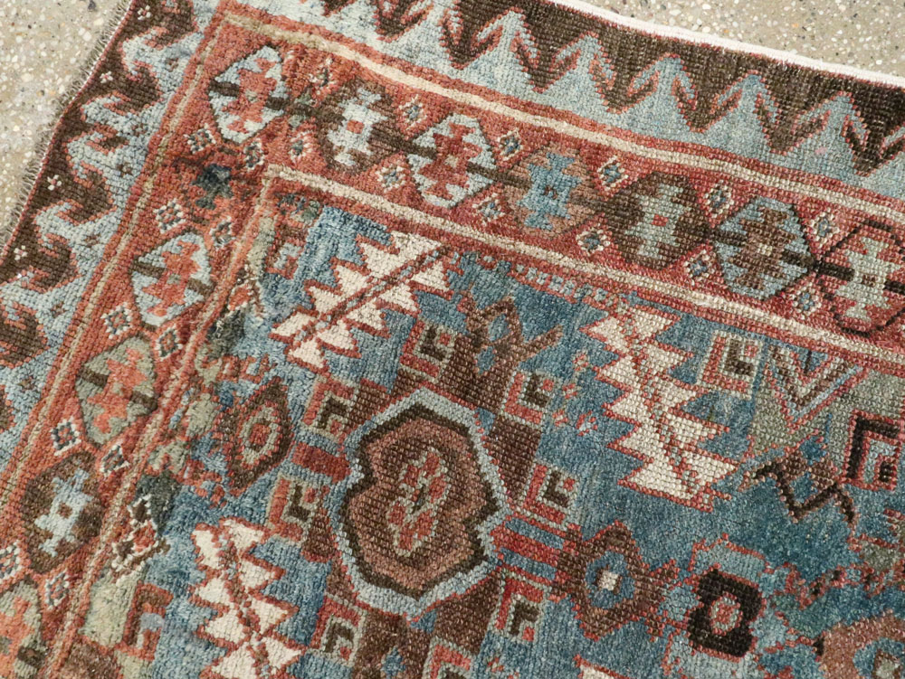 Antique Persian Bidjar Accent Rug, No.27564 - Gsblank