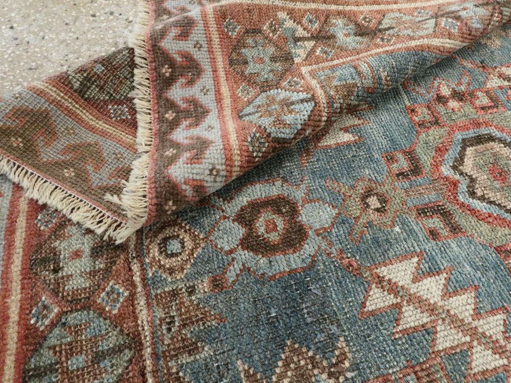 Antique Persian Bidjar Accent Rug, No.27564 - Gsblank