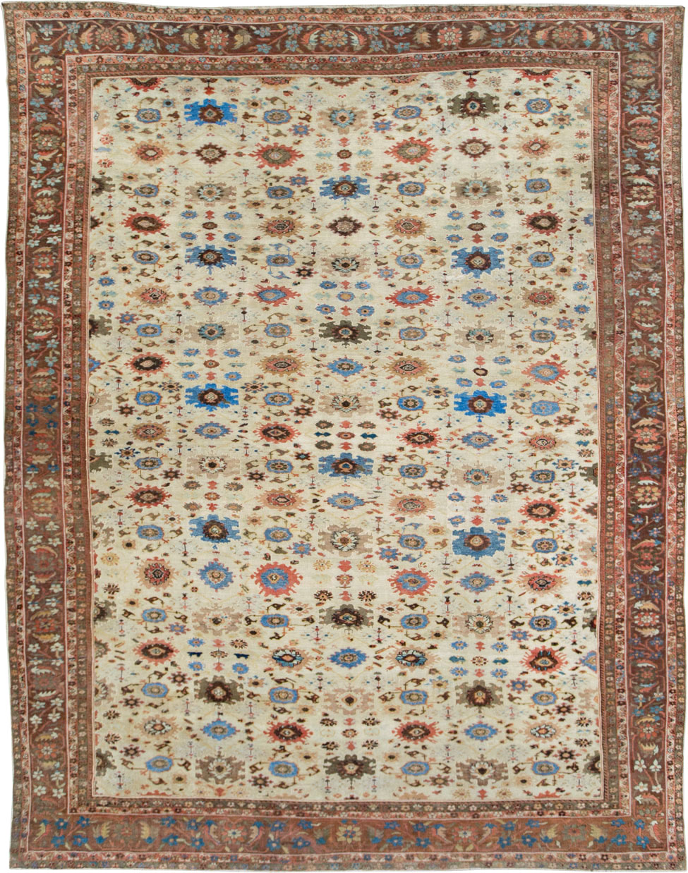 Antique Persian Mahal Large Carpet, No.27567 - Gsblank