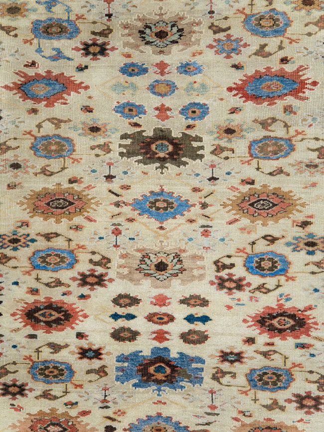 Antique Persian Mahal Large Carpet, No.27567 - Gsblank