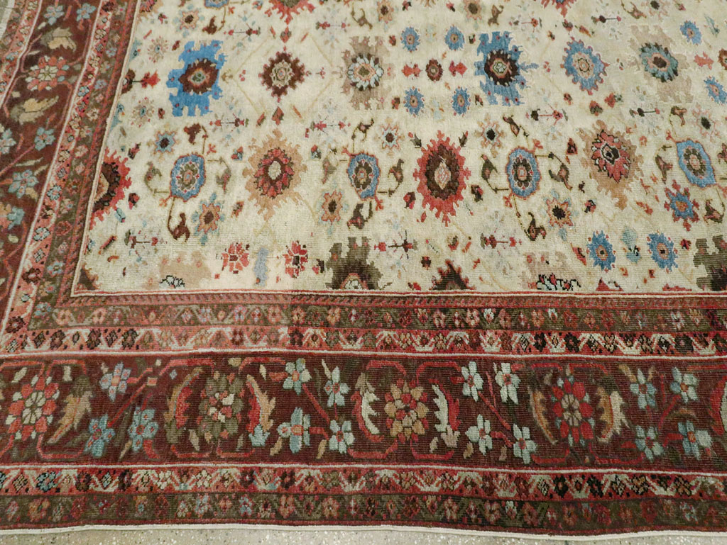Antique Persian Mahal Large Carpet, No.27567 - Gsblank