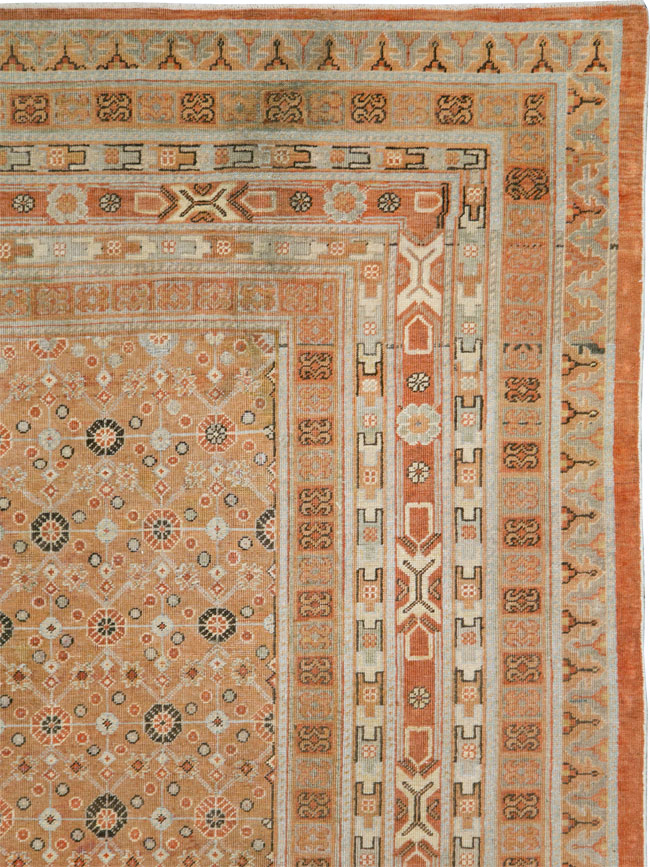 Antique East Turkestan Khotan Gallery Carpet, No.27573 - Gsblank