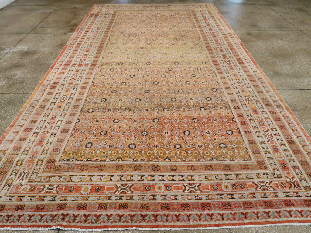 Antique East Turkestan Khotan Gallery Carpet, No.27573 - Gsblank