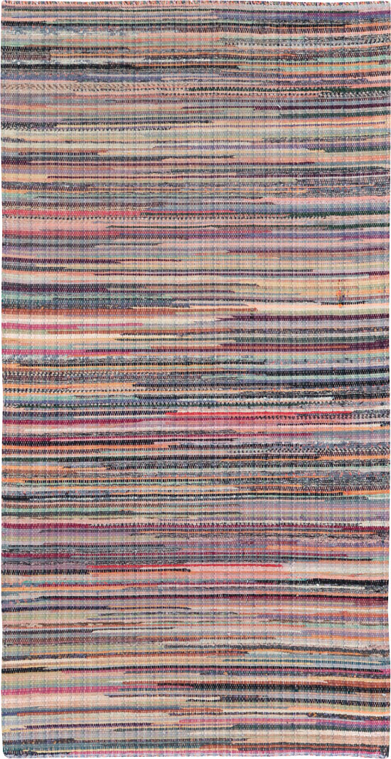 Small Vintage American Rag Rug (Pair: 1 of 2), No.27584 - Gsblank