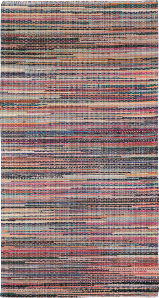 Small Vintage American Rag Rug (Pair: 2 of 2), No.27585 - Gsblank