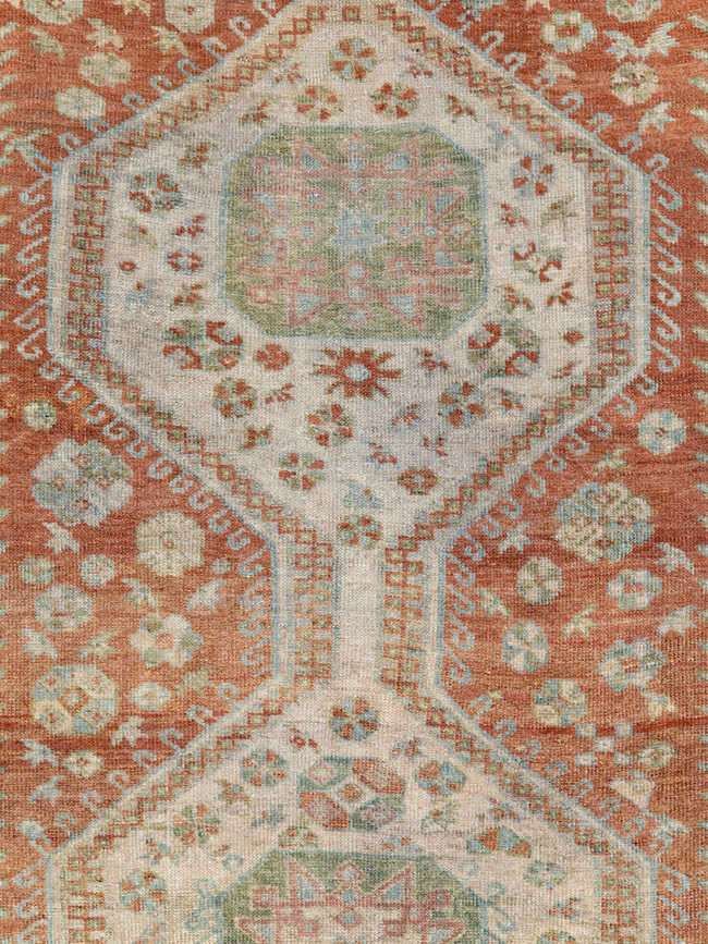 Vintage Persian Malayer Rug, No.27586 - Gsblank