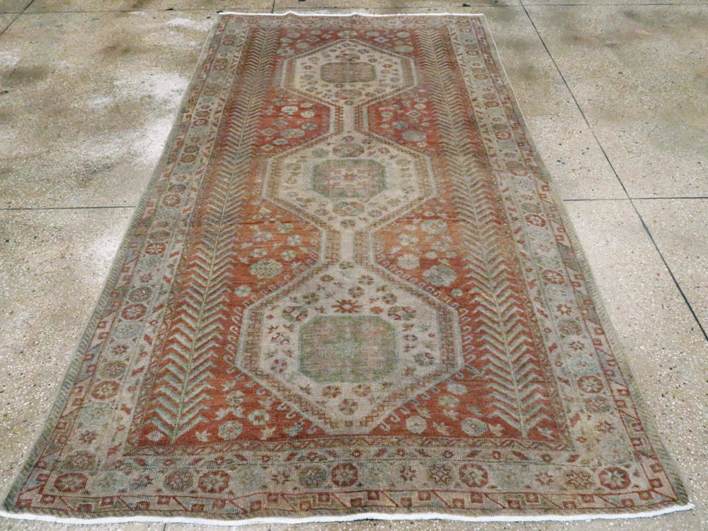 Vintage Persian Malayer Rug, No.27586 - Gsblank