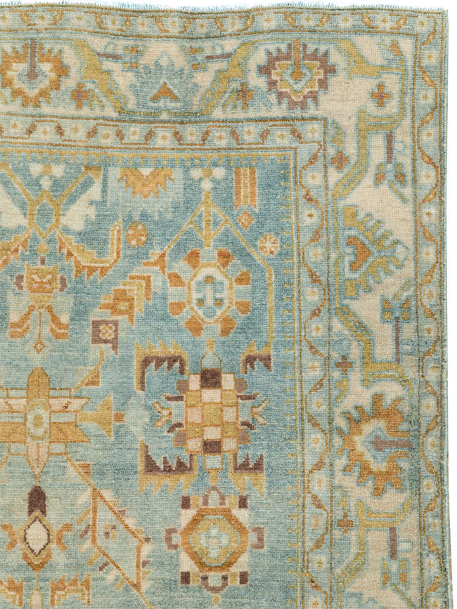 Vintage Persian Malayer Accent Rug, No.27587 - Gsblank