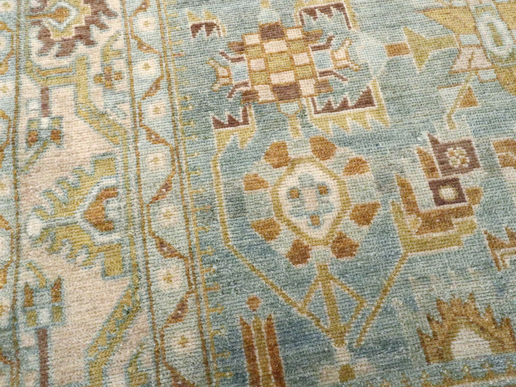 Vintage Persian Malayer Accent Rug, No.27587 - Gsblank