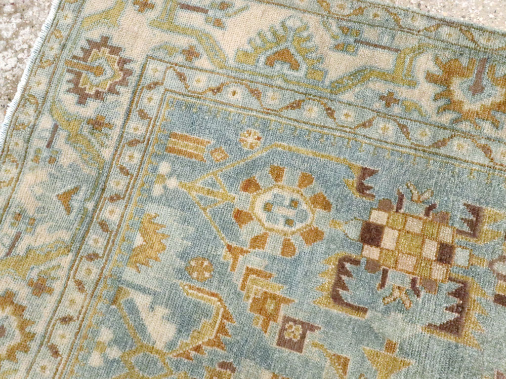 Vintage Persian Malayer Accent Rug, No.27587 - Gsblank