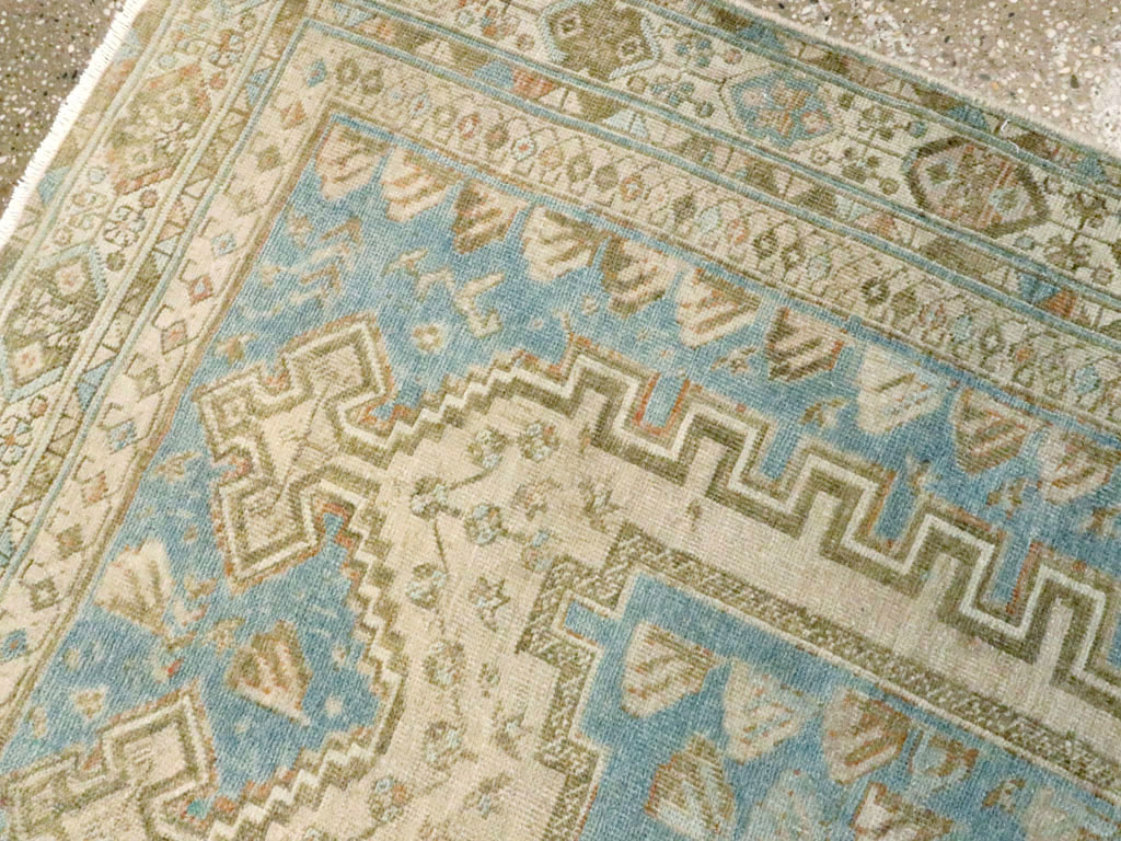 Vintage Persian Afshar Accent Rug, No.27588 - Gsblank